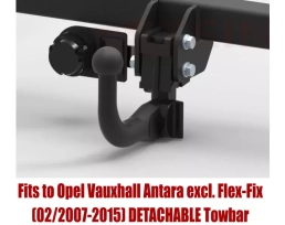 Detachable Swan Neck Tow Bar For VAUXHALL Antara (2007-2015) O-094