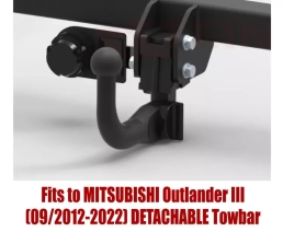 Detachable Swan Neck Tow Bar For Mitsubishi Outlander III (2012-2022) M-358