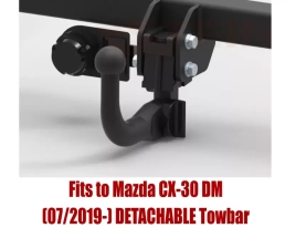 Detachable Swan Neck Tow Bar For MAZDA CX-30 DM (2019-) M-064