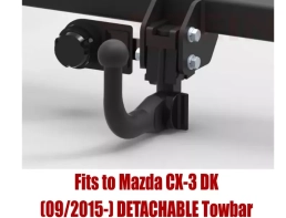 Detachable Swan Neck Tow Bar For MAZDA CX-3 DK (2015-) M-037