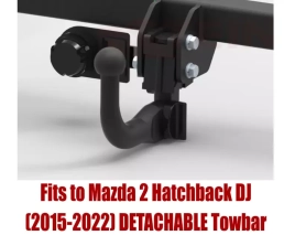 Detachable Swan Neck Tow Bar For MAZDA 2 DJ Hatchback (2015-2022) M-047