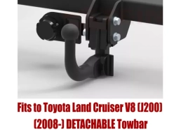 Detachable Swan Neck Tow Bar For TOYOTA Land Cruiser V8 J200 (2008-) T-172