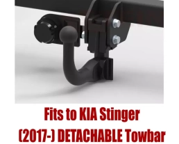 Detachable Swan Neck Tow Bar For KIA Stinger (Liftback) (incl. GT) (incl. GT Line) (2WD/4WD) (2017-) K-078