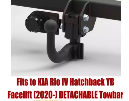 Detachable Swan Neck Tow Bar For KIA Rio IV Hatchback (YB) (facelift) (2017-) K-095