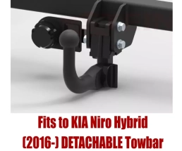 Detachable Swan Neck Tow Bar For KIA Niro Hybrid (Only version C5P11/D61AY1 and C5P11/D61BY1)  (2016-) K-072