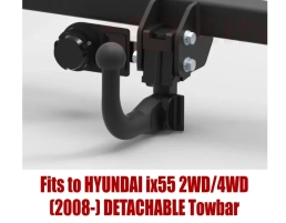 Detachable Swan Neck Tow Bar For Hyundai ix55 2WD/4WD 2008- H-230