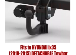 Detachable Swan Neck Tow Bar For Hyundai ix35 (2010-2015) H-248