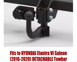 Detachable Swan Neck Tow Bar For HYUNDAI Elantra Saloon 2016-2020 H-215