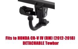 Detachable Swan Neck Tow Bar For HONDA CR-V IV (RM) 2012-2018 H-082