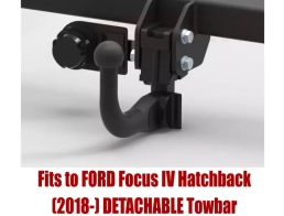 Detachable Swan Neck Tow Bar For FORD Focus IV Hatchback (2018-) F-292