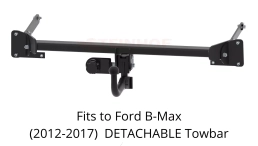 Detachable Swan Neck Tow Bar For FORD B-Max (2012-17) F-202