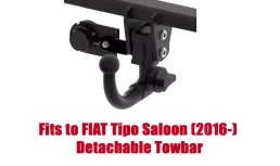 Detachable Swan Neck Tow Bar For FIAT Tipo Saloon (2016-) F-153