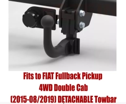 Detachable Swan Neck Tow Bar For FIAT Fullback (2015-19) M-335