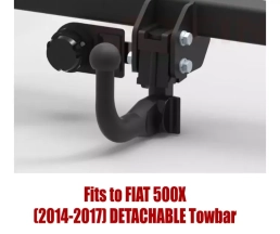 Detachable Swan Neck Tow Bar For FIAT 500X (2014-2017) J-068