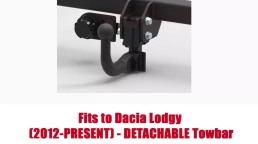 Detachable Swan Neck Tow Bar For Dacia Lodgy (2012 - 22) D-055