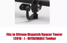 Detachable Swan Neck Tow Bar For Citroen Dispatch/SpacerTourer T-184