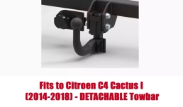 Detachable Swan Neck Tow Bar For Citroen C4 Cactus 2014-2018 C-052