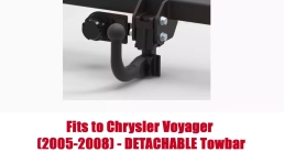 Detachable Swan NeckTow Bar For Chrysler Voyager 2004-2008 (LWB) (Shown Go) C-206