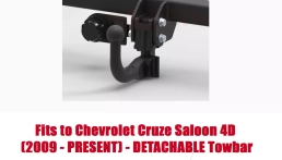 Detachable Swan Neck Tow Bar For Chevrolet Cruze SALOON 4D (2009- ) C-261
