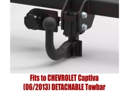 Detachable Swan Neck Tow Bar For CHEVROLET Captiva (2013-2018) C-279