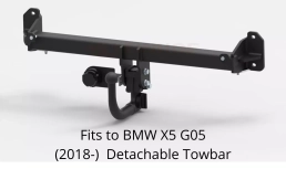 Detachable Swan Neck Tow Bar For BMW X5 SUV G05 F95 (2018-) B-089