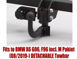 Detachable Swan Neck Tow Bar For BMW X6 G06, F96 (2019-) B-089