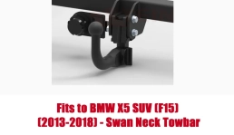 Detachable Swan Neck Tow Bar For BMW X5 E70 F15 2007-2018 B-061
