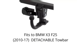 Detachable Swan Neck Tow Bar For BMW X3 SUV F25 (2010-17) B-093