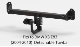 Detachable Swan Neck Tow Bar For BMW X3 E83 (2004-10) B-058
