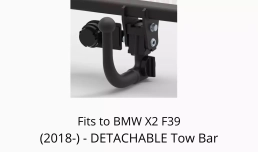 Detachable Swan Neck Tow Bar For BMW X2 F39 (2018-) B-087