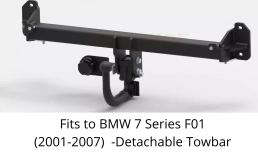 Detachable Swan Neck Tow Bar For BMW 7 Series 4D F01 (2008-15) B-079