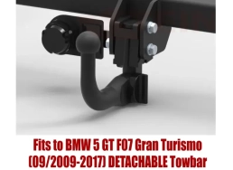 Detachable Swan Neck Tow Bar For BMW 5 Series GT F07 (2009-2017) B-075