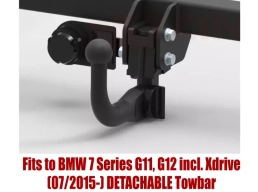 Detachable Swan Neck Tow Bar For BMW 7 Series (G11/G12) (2015-) B-083
