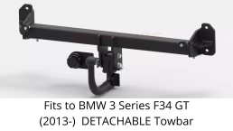 Detachable Swan Neck Tow Bar For BMW 3 Series GT F34 (2013-2020) B-085