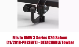Detachable Swan Neck Tow Bar For BMW 3 Series G20 Saloon (2018-) B-091