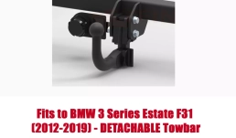 Detachable Swan Neck Tow Bar For BMW 3 Estate F31 2012-2018 B-044