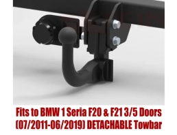 Detachable Swan Neck Tow Bar For BMW 1 F20/21 3/5 Doors (2011-2019) B-101