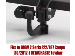 Detachable Swan Neck Tow Bar For BMW 2 (F22/F97) Coupe (2012-) B-101