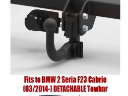 Detachable Swan Neck Tow Bar For BMW 2 F23 Cabrio (2014-) B-101