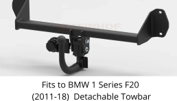 Detachable Swan Neck Tow Bar For BMW 1 Series F20 F21 (2011-19) B-073