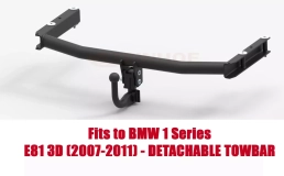 Detachable Swan Neck Tow Bar For BMW 1 E81 3D (2007-2011) B-046