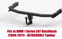 Detachable Swan Neck Tow Bar For BMW 1 E87 5D (2004-2011) B-046
