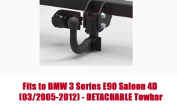 Detachable Swan Neck Tow Bar For BMW 3 Series E90 Saloon (2005-2012) B-046