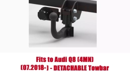 Detachable Swan Neck Tow Bar For Audi Q8 II (4MN) (2018-) A-116