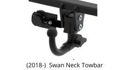 Detachable Swan Neck Tow Bar For Audi Q3 (F3B) (incl. AdBlue) (incl. S-Line) (2018-) A-118
