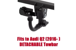 Detachable Swan Neck Tow Bar For Audi Q2 GAB (2016-) A-060