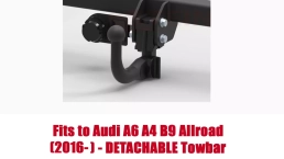 Detachable Swan Neck Tow Bar For Audi A4 B9 Allroad (B9) (Quattro) (incl. version with smart opener) (2016-) A-110