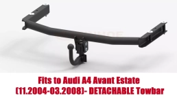 Detachable Swan Neck Tow Bar For Audi A4 Estate (incl. Quattro) (2004-2008) A-085