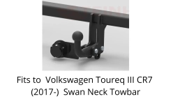 Swan Neck Tow Bar For Volkswagen Toureq III (CR7) (incl. R-Line) (2017-) V-162