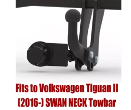 Swan Neck Tow Bar For Volkswagen Tiguan II (2016-) V-154